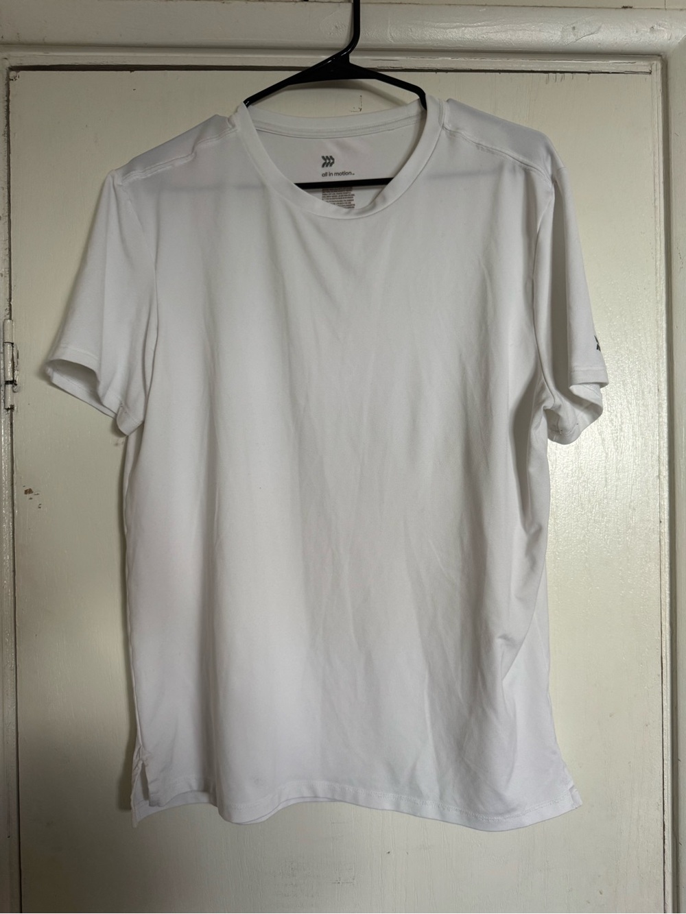 all in motion White Athletic Tee with Logo